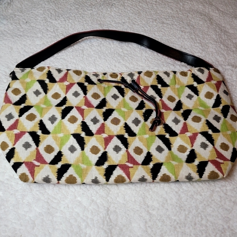 Green Brown Yellow White Shouldee Bag